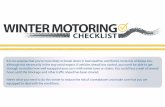 Your Winter Driving Safety Checklist
