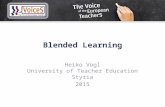 VoiceS In-Service Course Olomouce: Blended Learning
