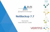 [Café Techno] Symantec NetBackup 7.7 les nouveautés - Juillet 2015