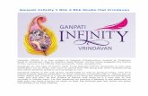 Ganpati infinity 1 bhk 2 bhk studio flat vrindavan