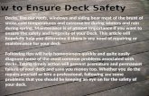 How to Ensure Deck Safety