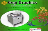 KM Series Flat Bed Cutting Machines by Gegi Graphics Chennai