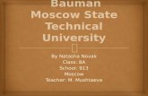 The Bauman Moscow state technical university
