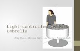 Light controlled comfort umbrella