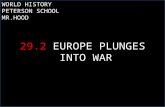 29.2 EUROPE PLUNGES INTO WAR