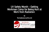 Uv safety month – getting workman comp for being hurt at work from radiation