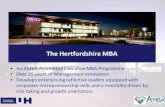 Hertfordshire MBA