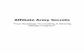 Affiliate Army Secrets