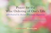 Prayer for the Wise Ordering of One's Life (Concede Mihi)