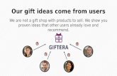 Giftera - We will help you find the best gift idea