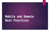 4   mobile and remote best practices
