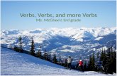 Verbs, verbs, and more verbs