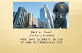 Free zone security in UAE