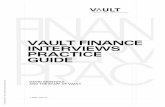 VAULT FINANCE INTERVIEWS PRACTICE GUIDE