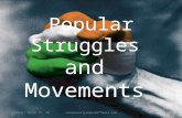 Class X   Political Science - 5 Popular Struggles and Movements