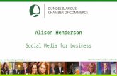 Angus Business Breakfast - Social Media for Business, Dec 2014