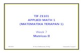 Matematika terapan week 7