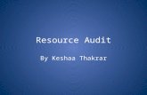 Resource audit