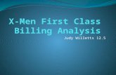 X men first class billing credits