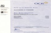 OCR Level 1 Certificate for IT Users - Alexandra K Pawson issued by Qualifications and Curriculum Authority 13 September 2004