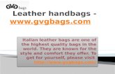 leather handbags -