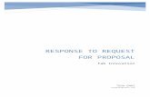 Response to request for proposal