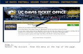 UC Davis Football Step by-Step Renewal Guide