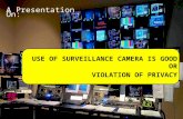 Impact of CCTV on 'Right to Privacy'