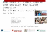 The role of other people Blood Donation v3