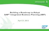 Building a Roadmap to Adopt SAP Integrated Business Planning (IBP)