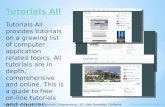 Tutorials all  photoshop-flash tutorials  programming  3 d  web templates  software