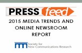 2015 Media Trends And Online Newsroom Report