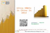 Ultra HNWIs in China in 2014