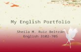 my english portfolio- first week