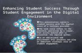 Student engagement through the LMS
