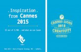 Cannes Lions 2015: The truly useful trends