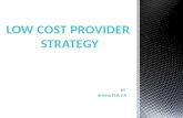 low cost provider strategy