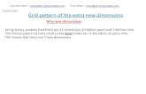 The grid extra dimensions theory