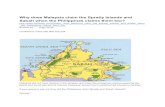Why does malaysia claim the spratly islands and sabah when the philippines claims them too