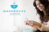 WASHROCKS dry cleaning and laundry delivered app in 24h.