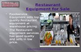 Used Restaurant Equipment for Sale