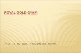royal gold gym