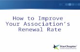 Improve Your Association Renewal Rate