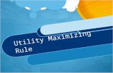 Utility MAximizing Rule