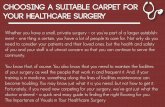 Choosing a suitable carpet for your healthcare surgery