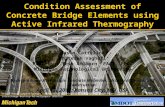 Condition Assessment of Concrete Bridge Elements using Active IR Thermography