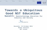 Moshe Talesnik, Towards a ubiquitous good NST education