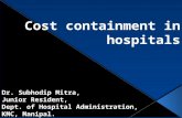 Cost containment