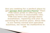Same Day Garage Door Repair Services Peoria, Arizona - FHR | (602)-753-2863