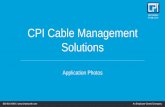 CPI Cable Management Photo Gallery